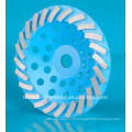 Abrasive diamond cup wheel for concrete grinding and polishing